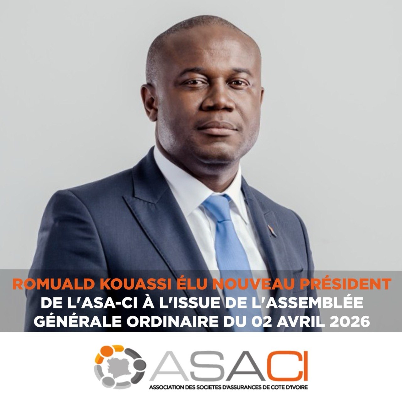 Affiche nouveau président ASACI